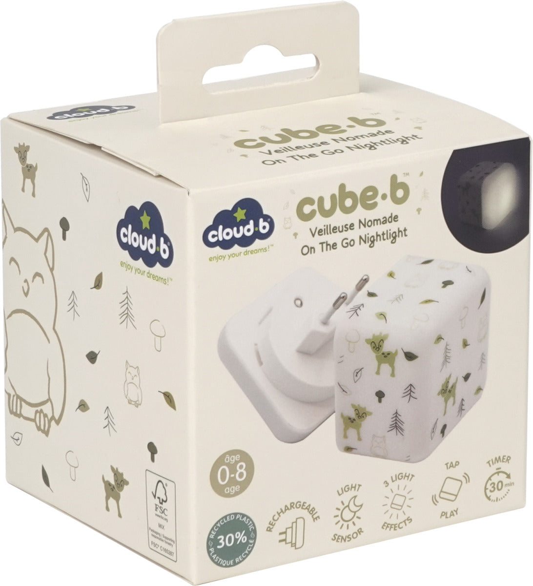 CLOUD B CLTT-1200 - Lampka nocna CUBE