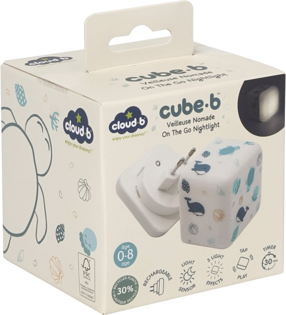 CLOUD B CLTT-1200 - Lampka nocna CUBE