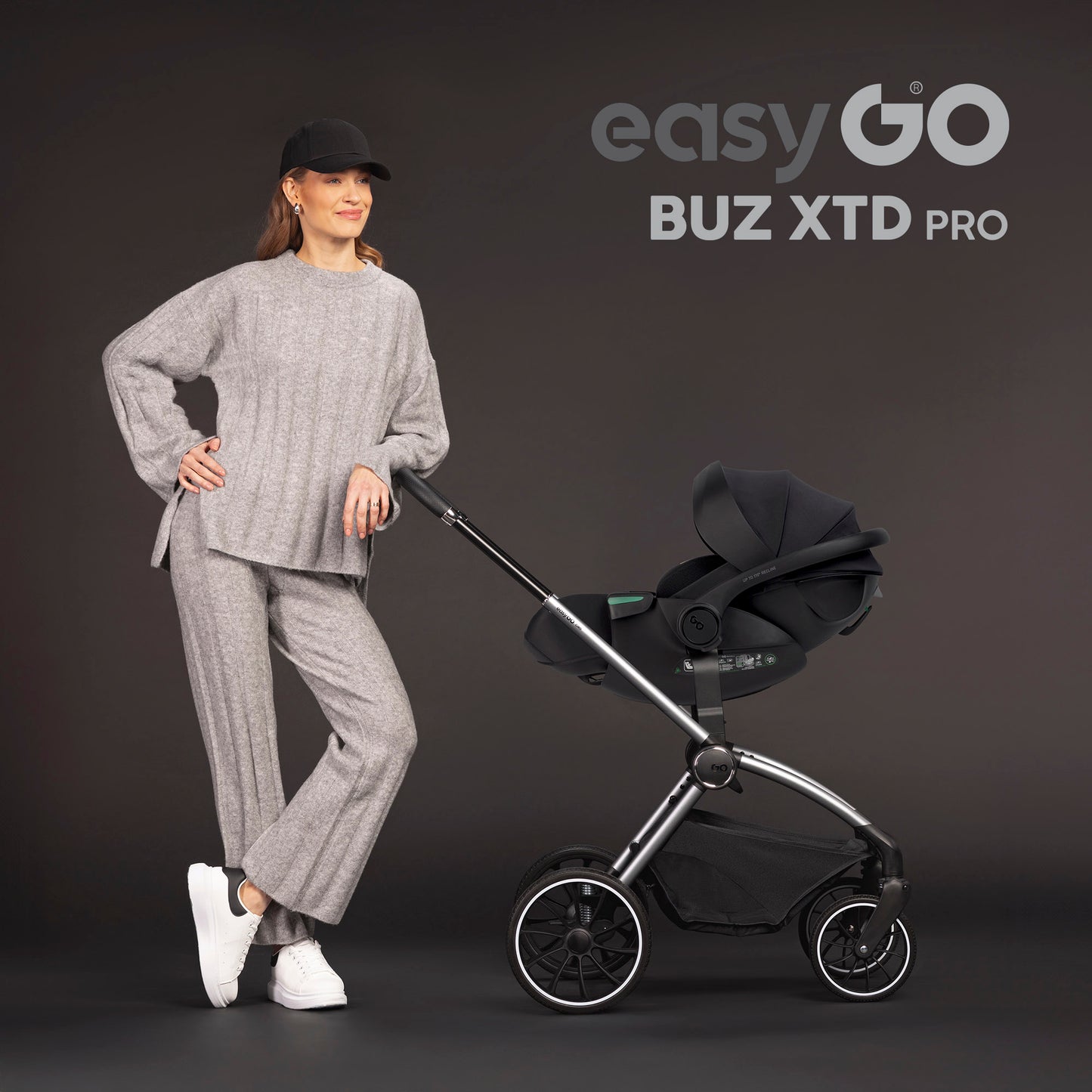 EASY GO BUZ XTD PRO fotelik samochodowy - granito