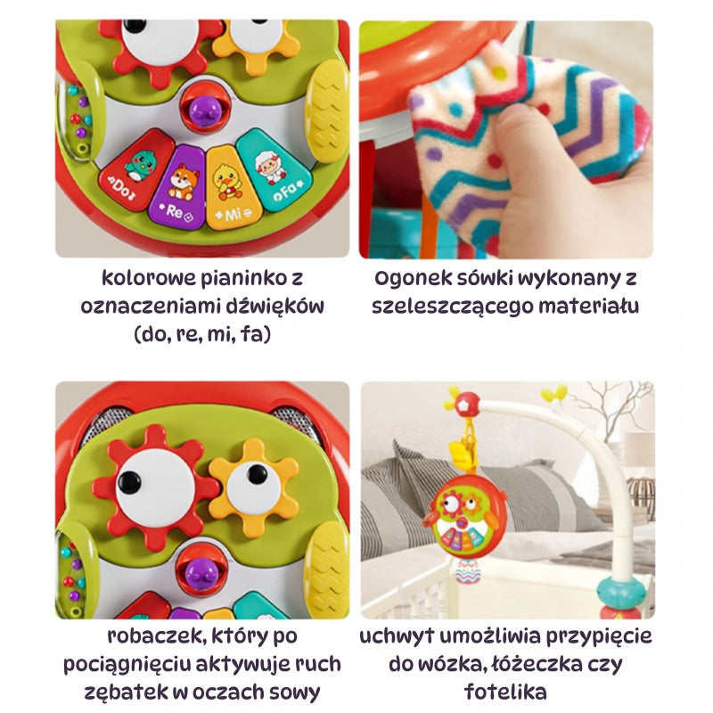 WOOPIE 54641 Interaktywna Sowa Sensoryczna
