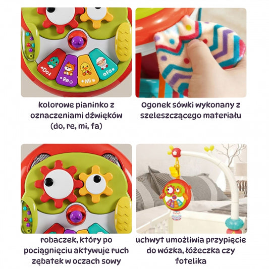 WOOPIE 54641 Interaktywna Sowa Sensoryczna