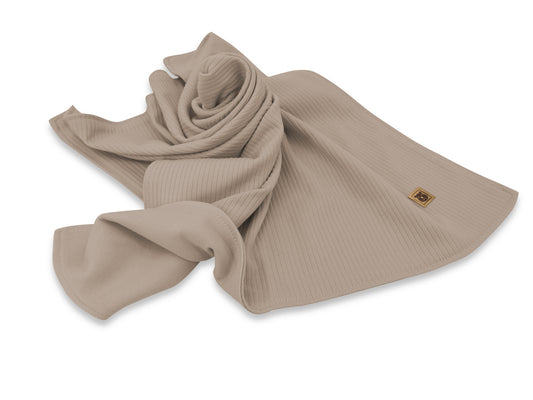 KIECZMERSKI MIMINU SOFT - Kocyk 75x100 cm interlock bawełna 100% mokka