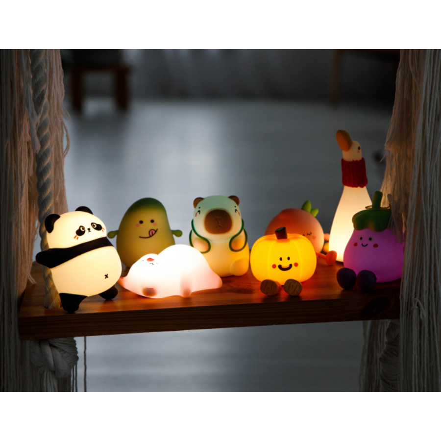 INNOGIO GIO-144 - Silikonowa lampka nocna GIOsleepy Piggy