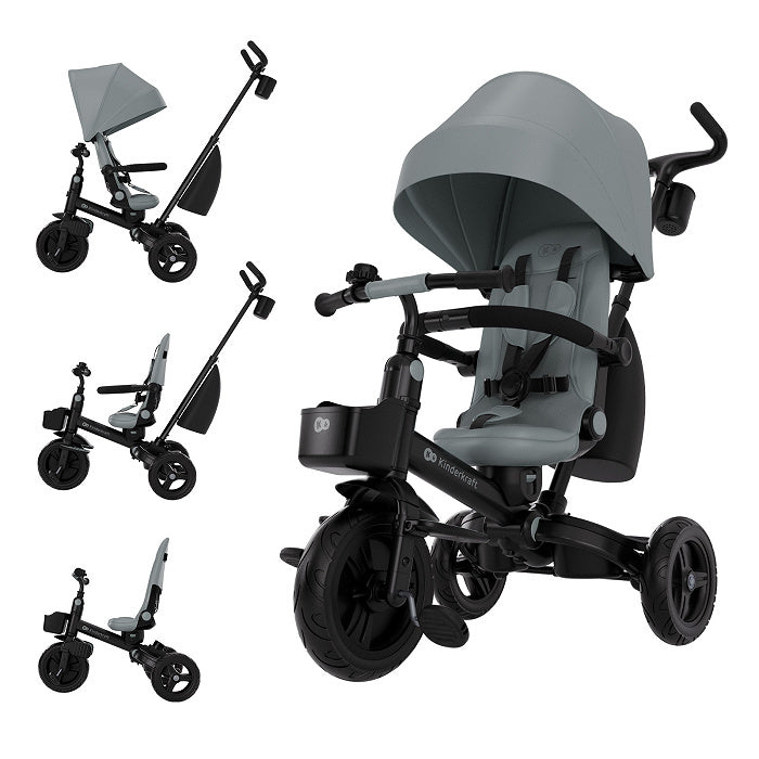 KINDERKRAFT Rowerek trójkołowy AVEO 2 Plus Grey