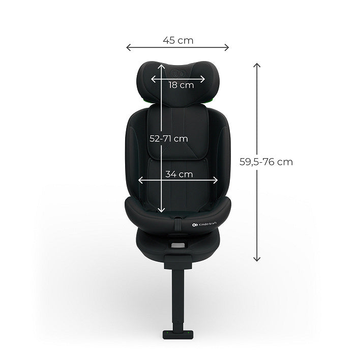KINDERKRAFT I-360 2 PLUS i-Size fotelik samochodowy