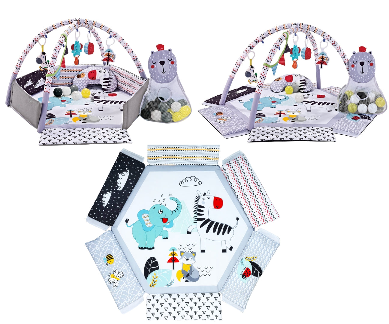MILLY MALLY 6830 - TinyMini CC9639 Mata edukacyjna Śpiący Miś