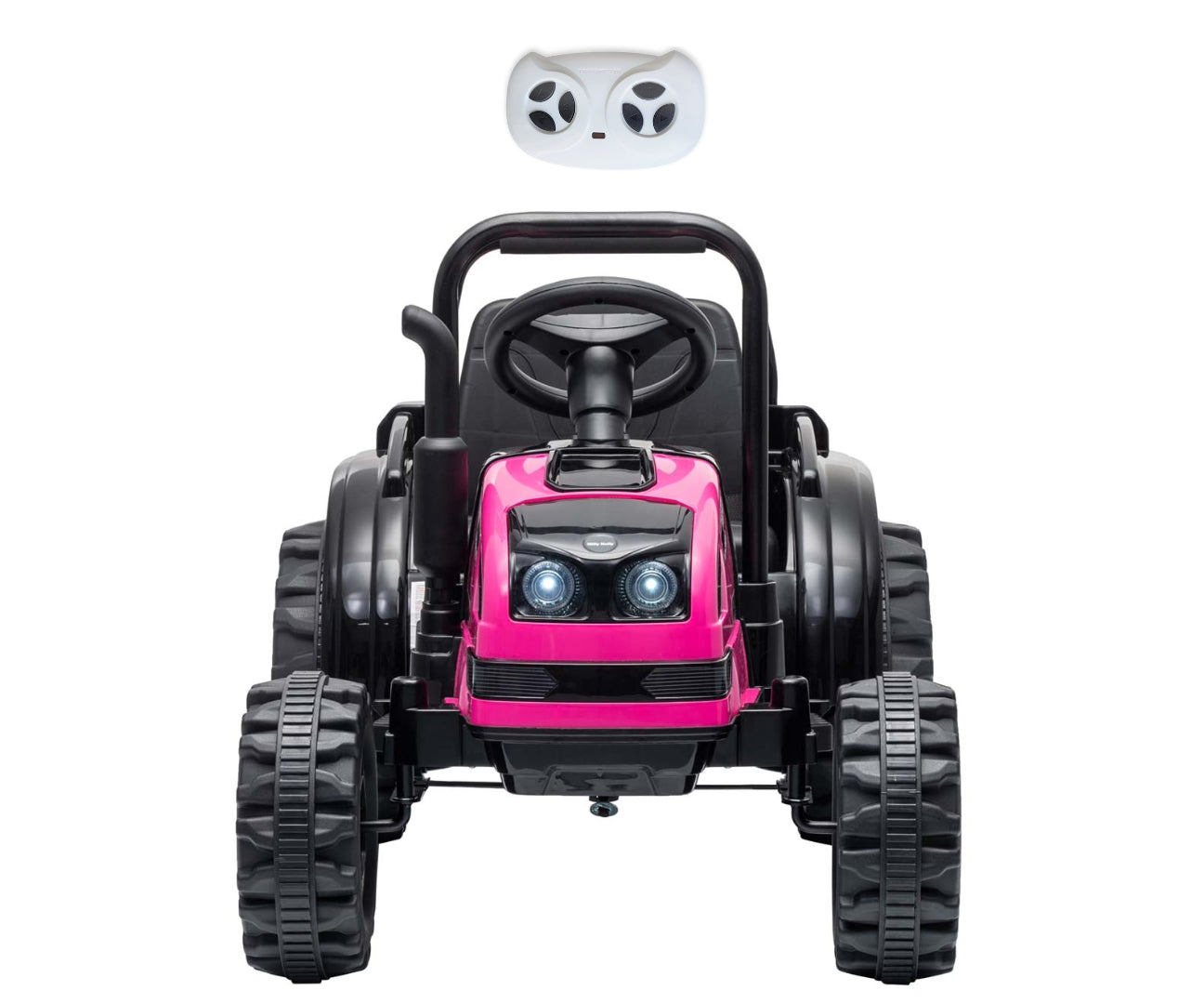 MILLY MALLY 6939 Pojazd na akumulator Traktor z przyczepą Farmer Pink