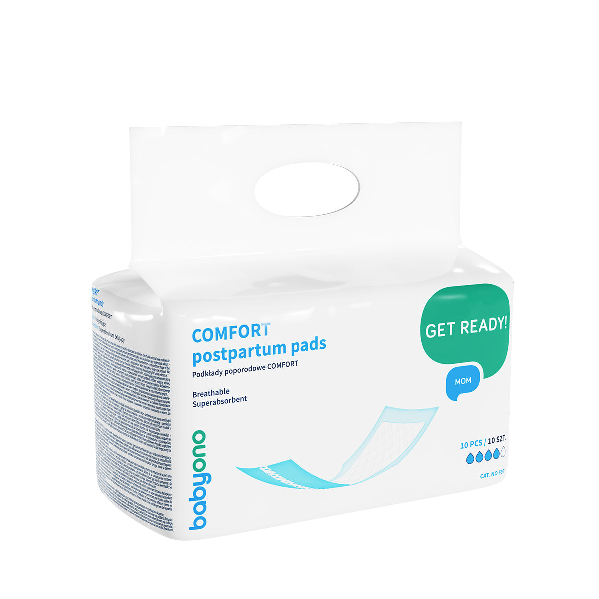 Babyono - ZESTAW WYPRAWKOWY dla mamy - 5 produktów