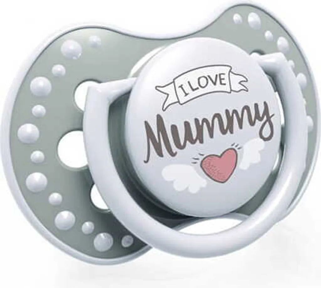 LOVI Love Mummy ZESTAW dla niemowląt: BUTELKA 150 ml + SMOCZEK uspokajający (0+