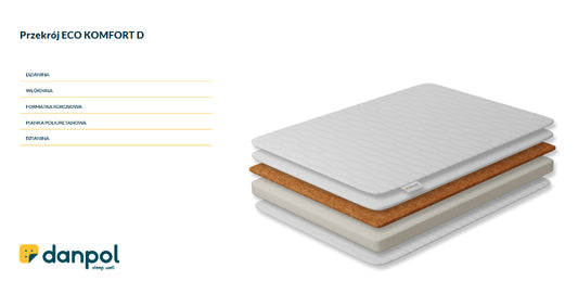 DANPOL T18DCP(DP/M) - Materac ECO KOMFORT 120x60x10