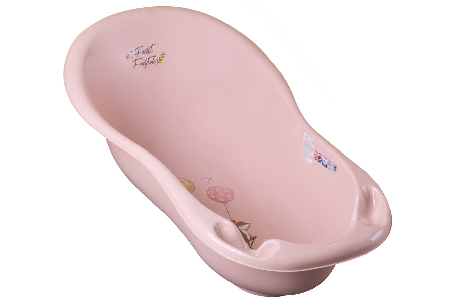 Tega Baby FF-005-107 Wanna dziecięca 102 cm LUX LEŚNA OPOWIEŚĆ j.różowy - zdjęcie 1