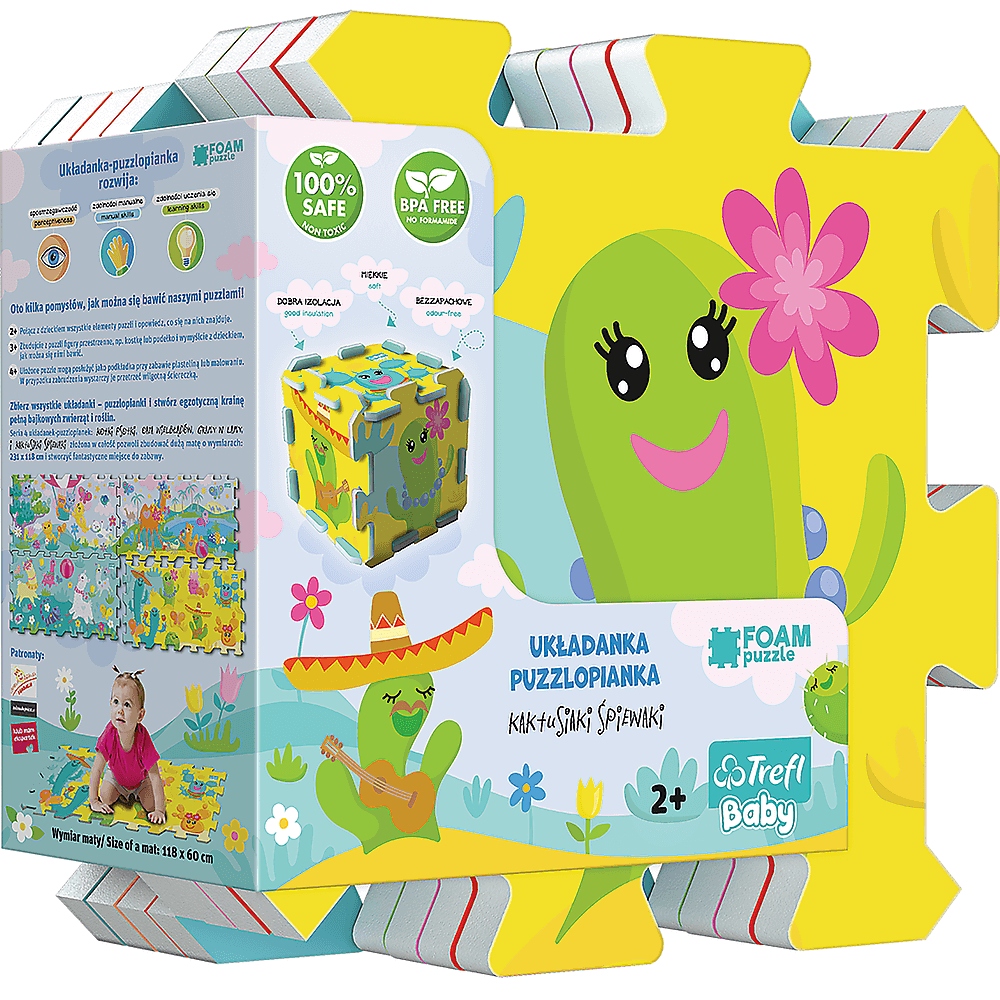 TREFL - 61265 Układanka Puzzlopianka Kaktusiaki Śpiewaki