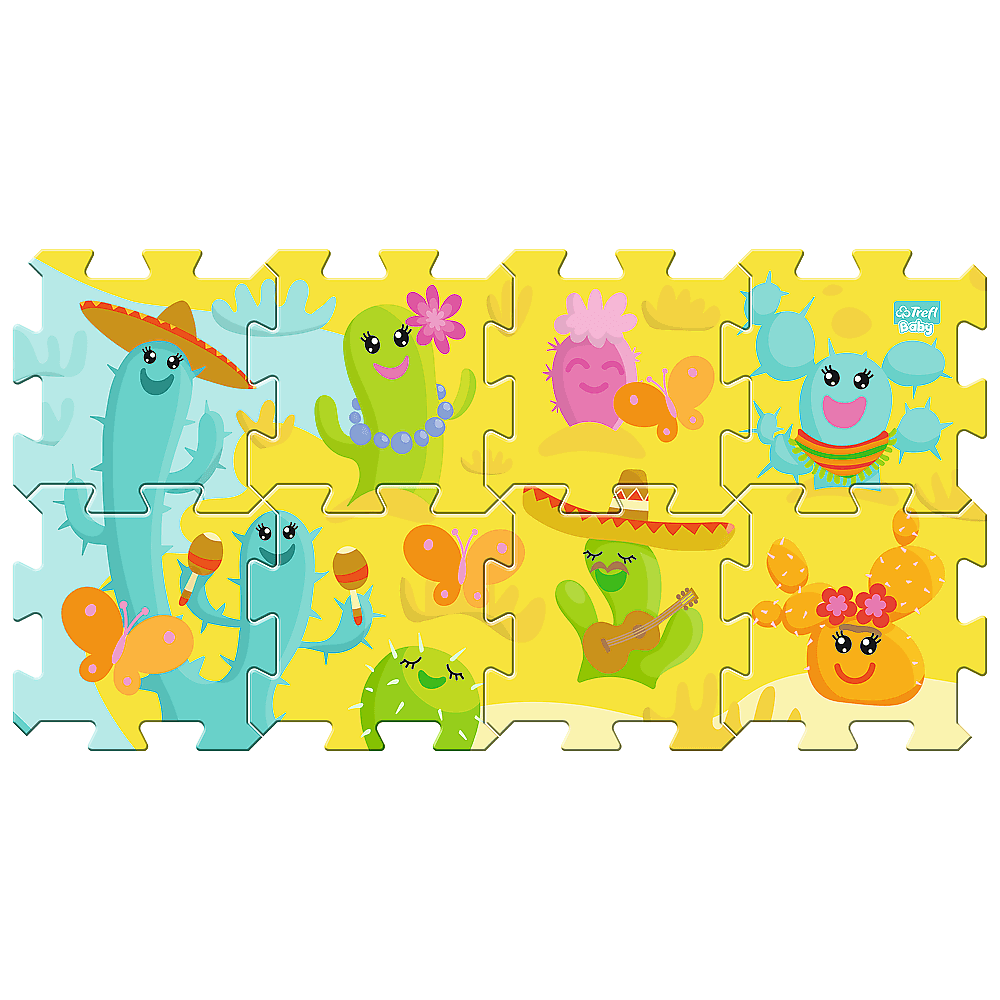 TREFL - 61265 Układanka Puzzlopianka Kaktusiaki Śpiewaki