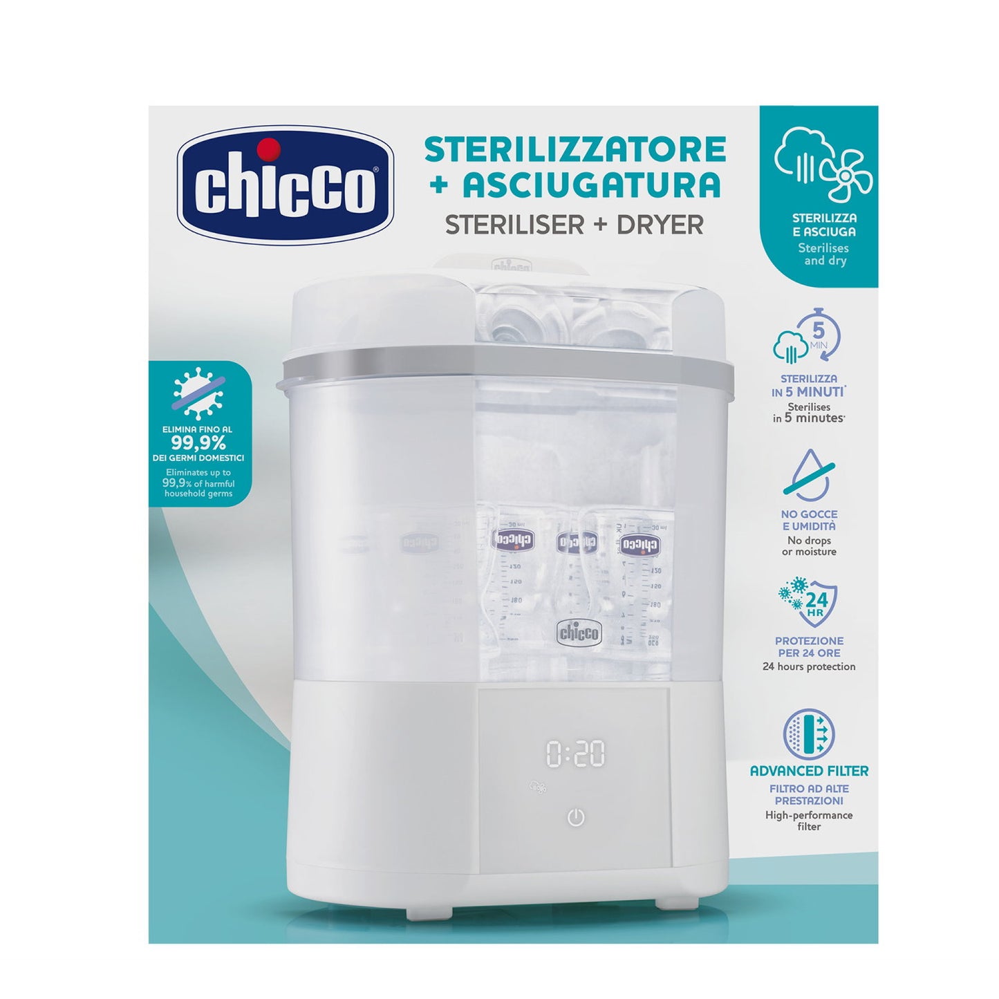 CHICCO 00007392100000 - Sterylizator ALL-IN-ONE