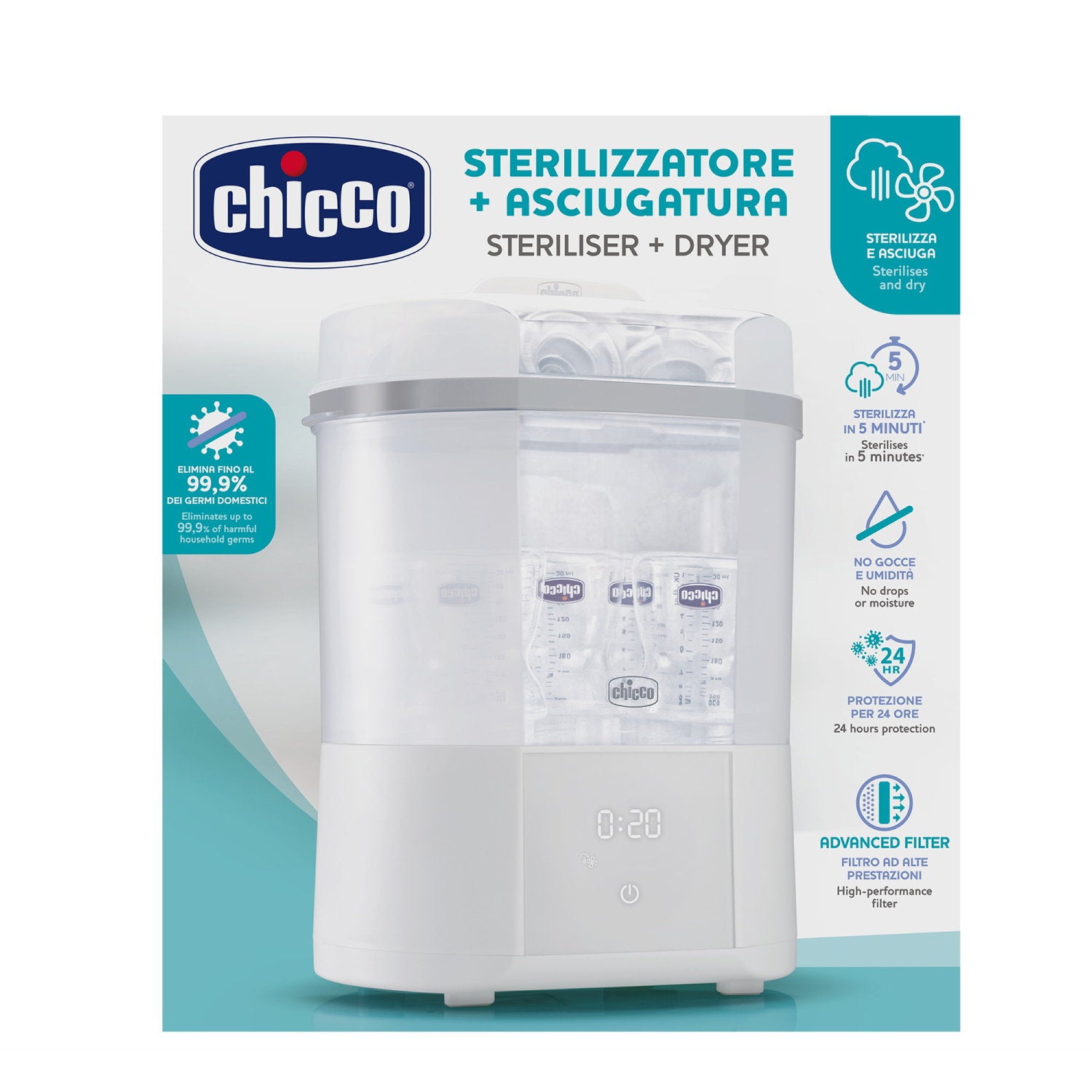 CHICCO 00007392100000 - Sterylizator ALL-IN-ONE
