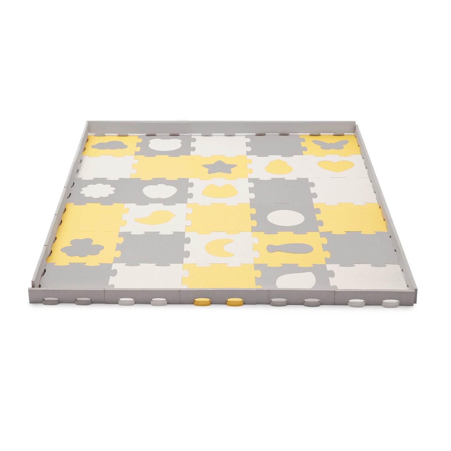 KINDERKRAFT - Mata piankowa puzzle LUNO yellow
