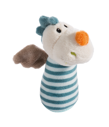 NICI 43702 Mini przytulanka z grzechotką Jednorożec i Smok 12cm. PROMOCJA!
