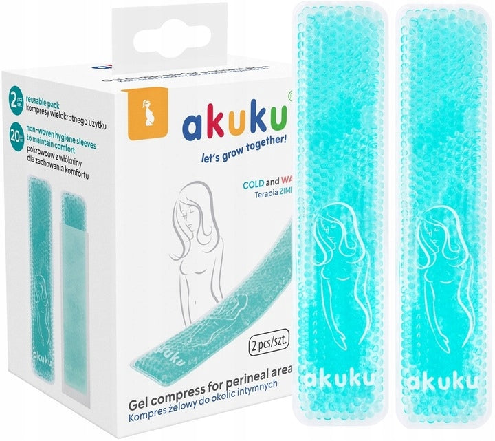 AKUKU A0683K - Kompres - ŻELOWY - do okolic intymnych