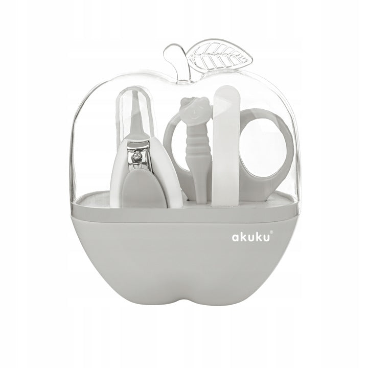 AKUKU A0473 - Zestaw do pielęgnacji -  (APPLE CASE) - SZARY
