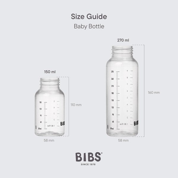 BIBS (50171216) - BUTELKA - (SILIKON) - ŚREDNI PRZEPŁYW - (270 ML) - KOŚĆ SŁONIOWA (Copy)