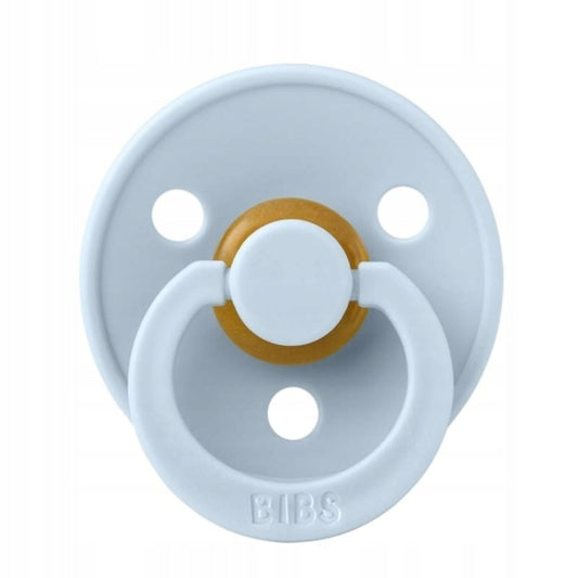 BIBS (1001000231) - Smoczek anatomiczny - (kauczuk) - (0+) - BABY BLUE - 1 szt