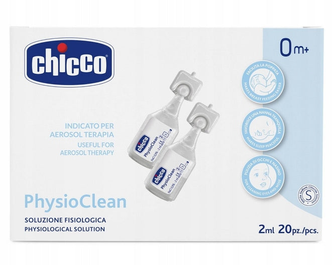 CHICCO 00010171020200 -  Izotoniczny roztwór soli fizjologicznej - 2ml - (20 sztuk)