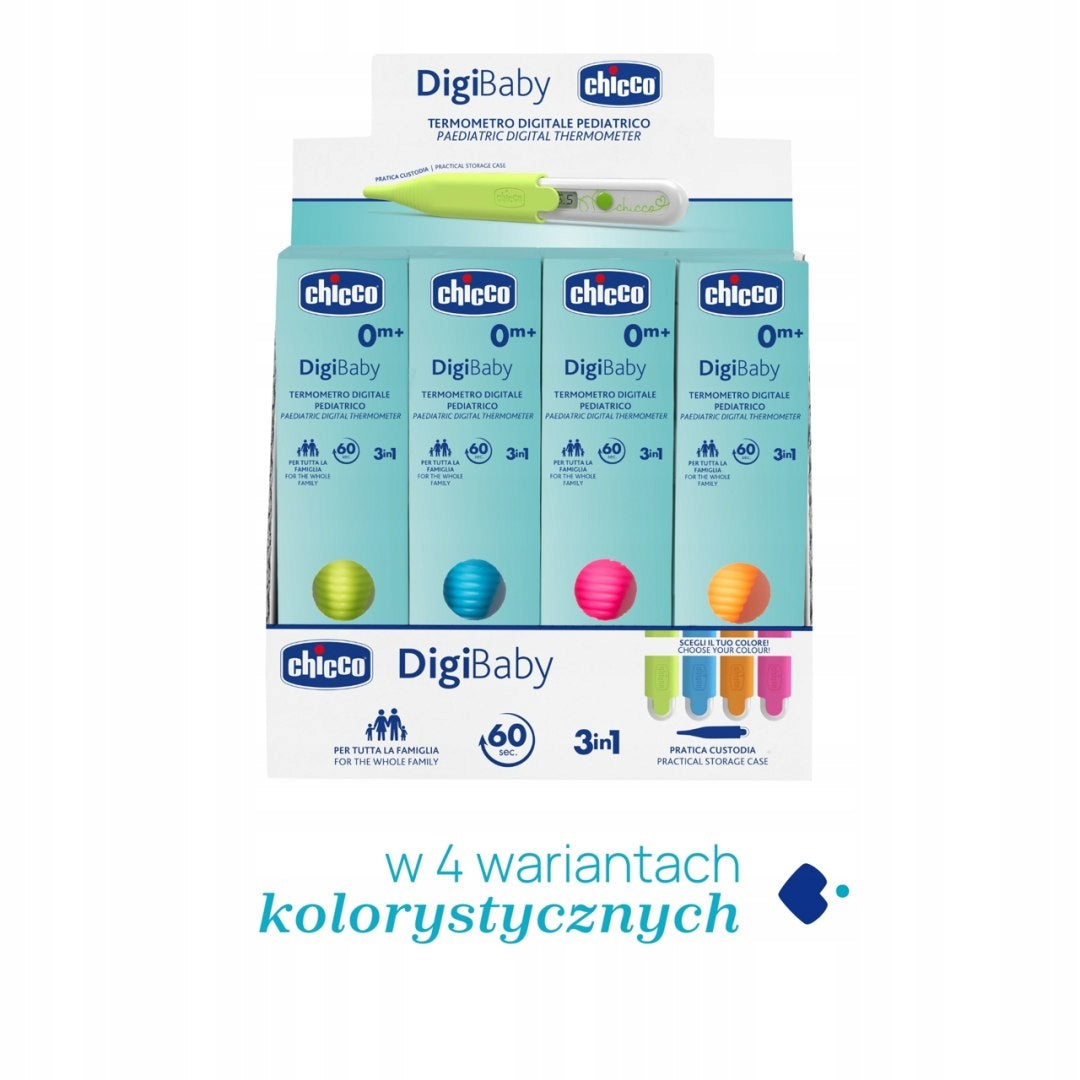Chicco - TERMOMETR elektroniczny - DIGI BABY - (mix kolorów)