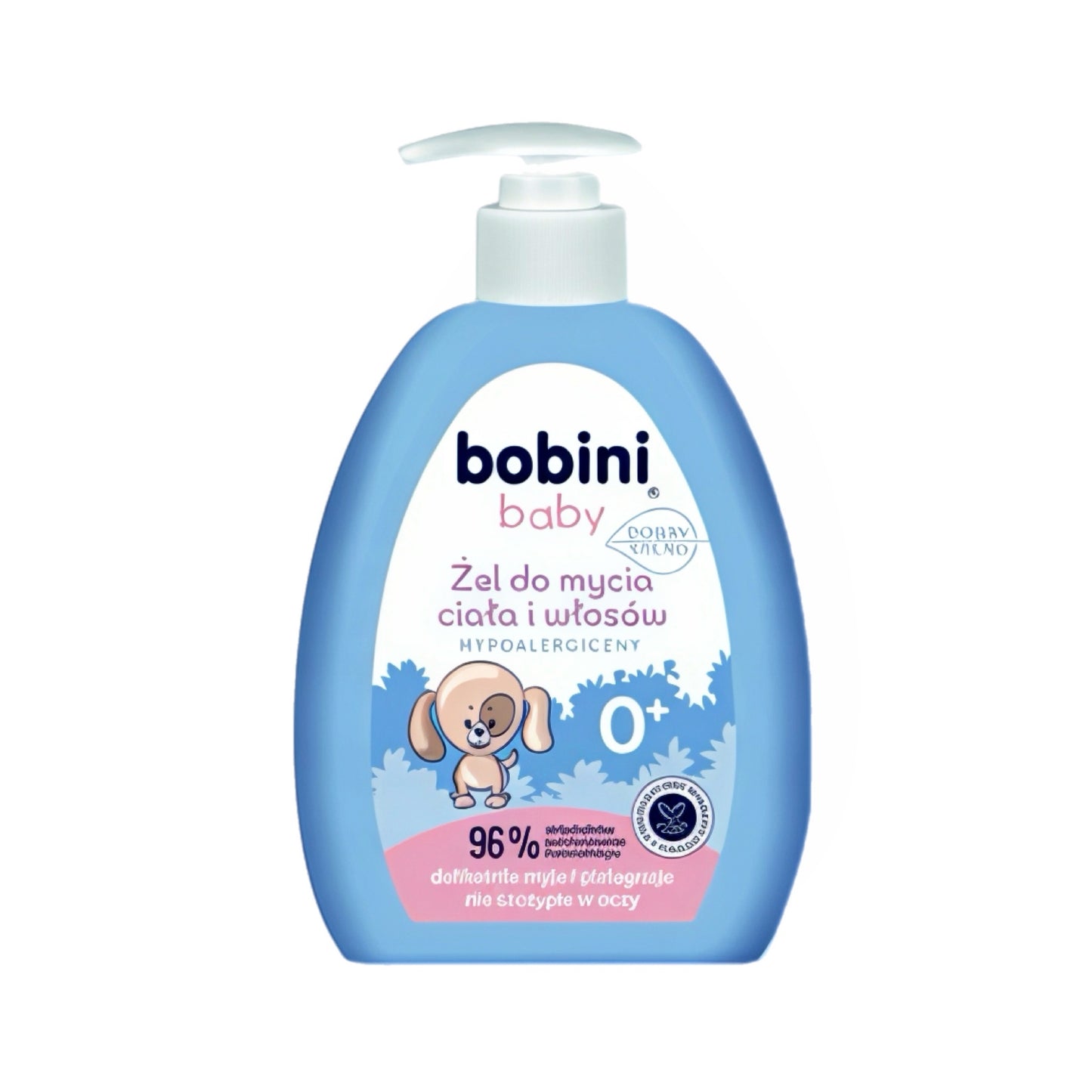 Bobini Baby - Żel do mycia ciała i włosów dla niemowląt - 2w1 - (300ml)