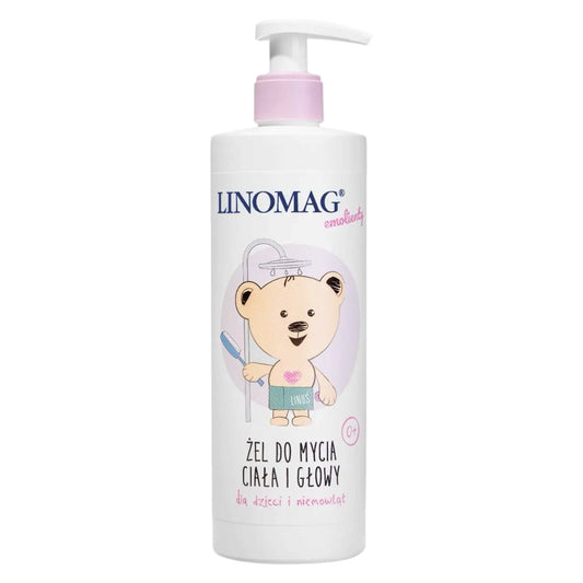 LINOMAG - Żel do mycia ciała i głowy - dla dzieci i niemowląt - (200 ML)