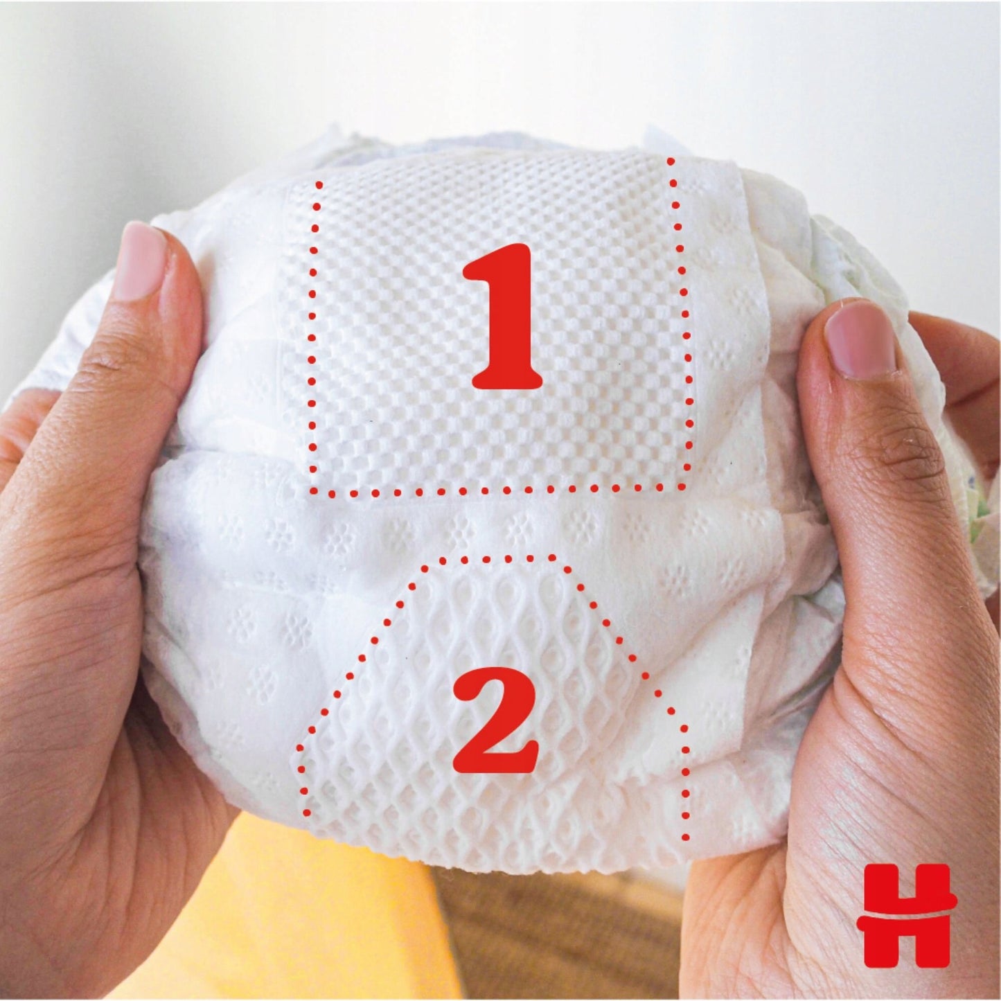 Huggies Extra Care – PIELUSZKI JEDNORAZOWE -  Rozmiar 1 - (2–5 kg) - 26 szt.