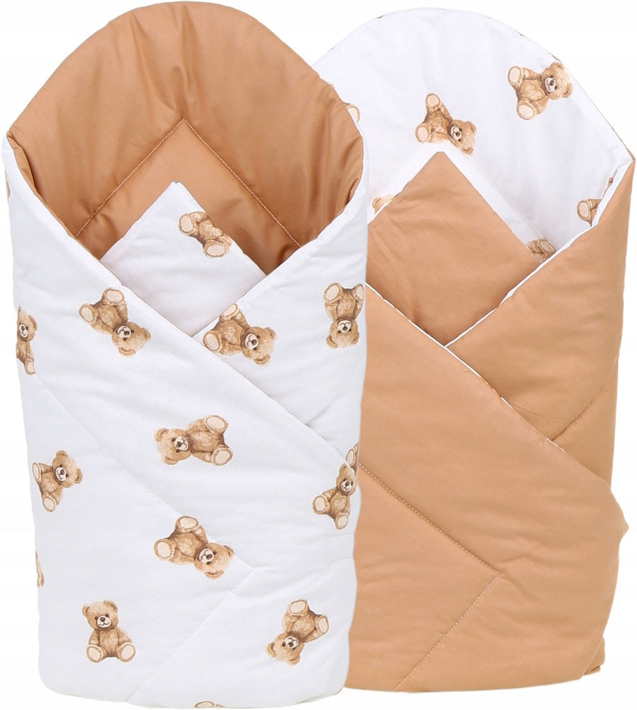 Rożek niemowlęcy Teddy - standard 80x80 cm - DWUSTRONNY - bawełna