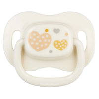 CANPOL 22/580 - SMOCZEK  - silikon orthodontic- SYMETRYCZNY -( 0m+) - beżowy