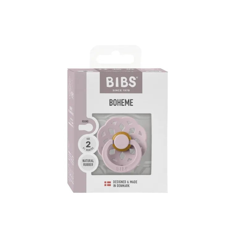 BIBS BOHEME(2101000267) - Smoczek uspokajający (kauczuk) - (0+) - FIOLET - 1 szt