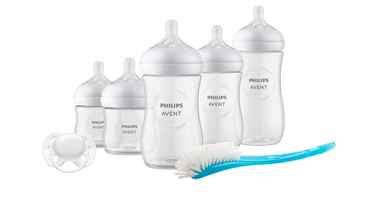 AVENT SCD838/11(12) - Zestaw butelek Natural Response dla noworodka
