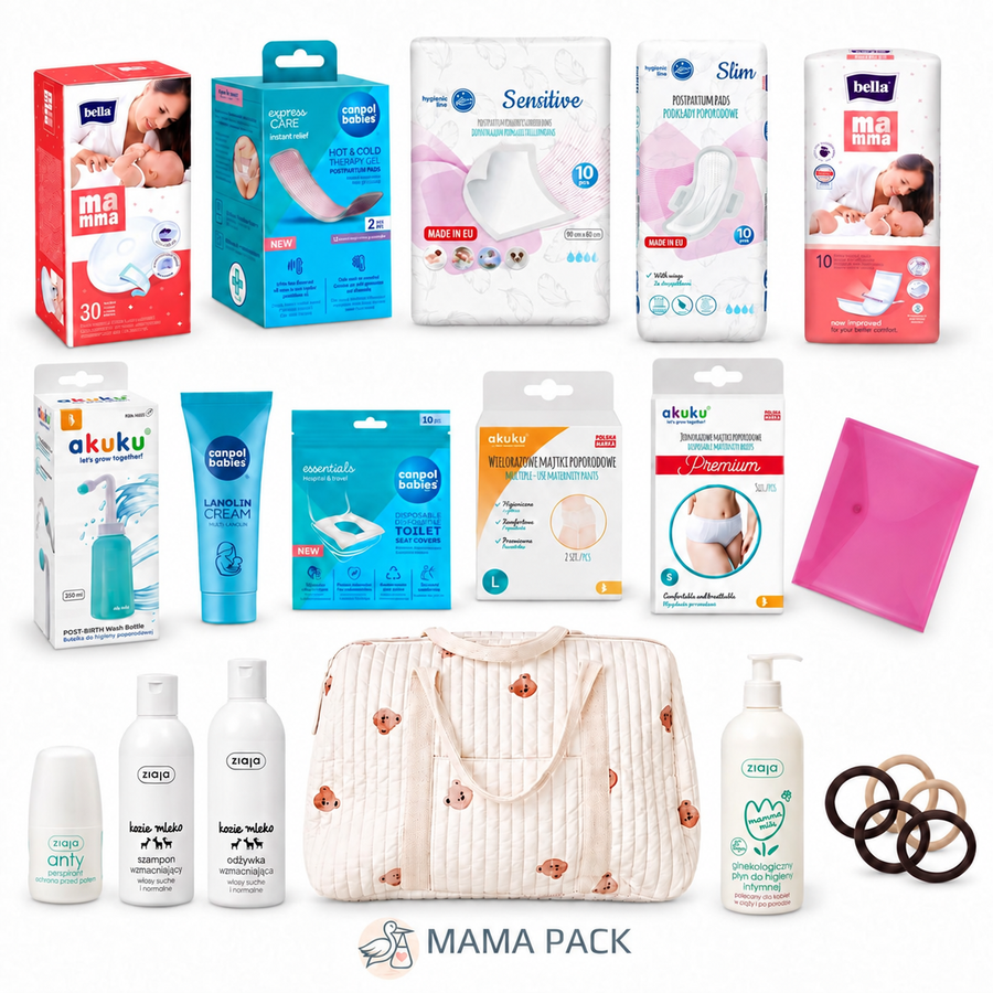Torba do szpitala dla MAMY – gotowa wyprawka KOMPLETNA