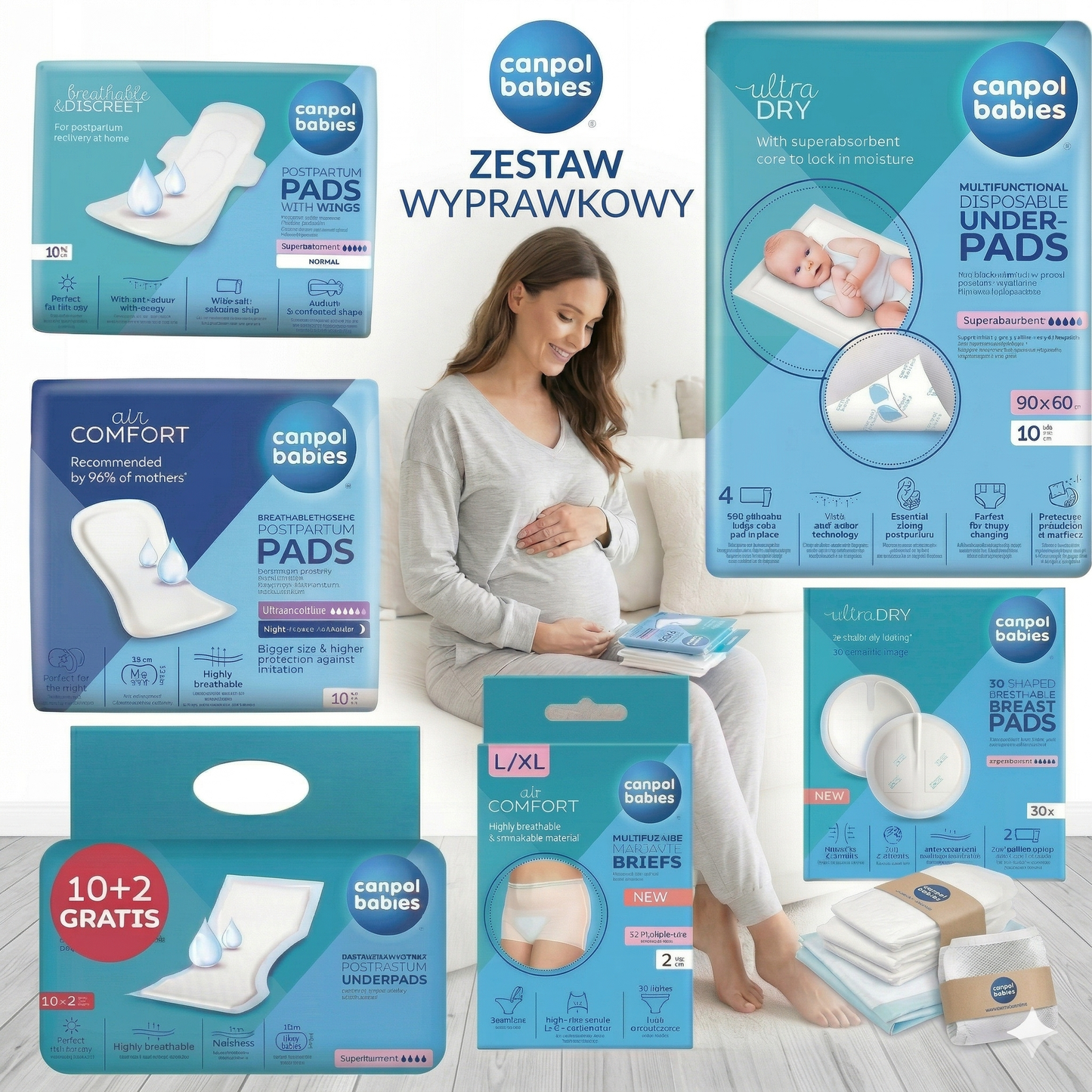 Canpol - ZESTAW WYPRAWKOWY do szpitala - 5 produktów
