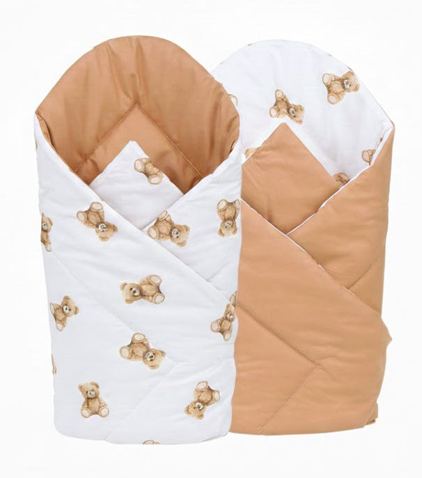Rożek niemowlęcy Teddy - standard 80x80 cm - DWUSTRONNY - bawełna