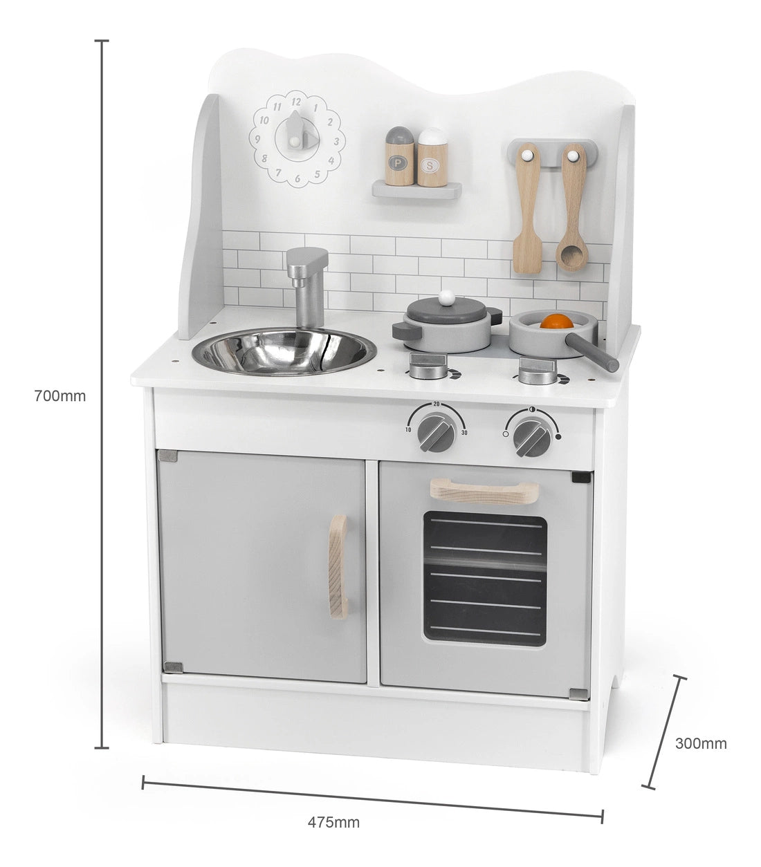 Viga 44049 PolarB Kuchnia z akcesoria eco gray
